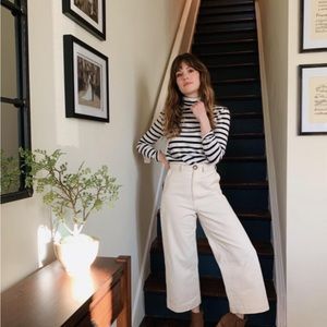 Monty Turtleneck - Black & White Stripe